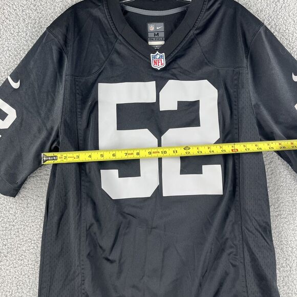 NFL Oakland Raiders Khalil Mack #52 Nike Sewn On Field Football Jersey Medium - Picture 6 of 6